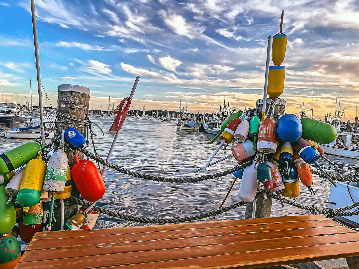 "Newport Lobster Shack Dining Room"
