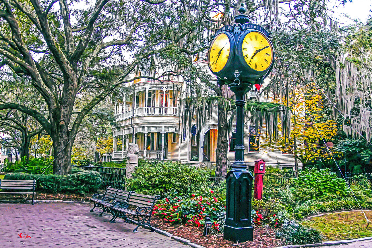 "Vibrant Life Sottile House Clock"