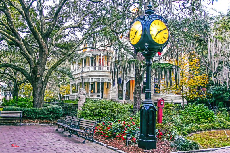 "Vibrant Life Sottile House Clock"