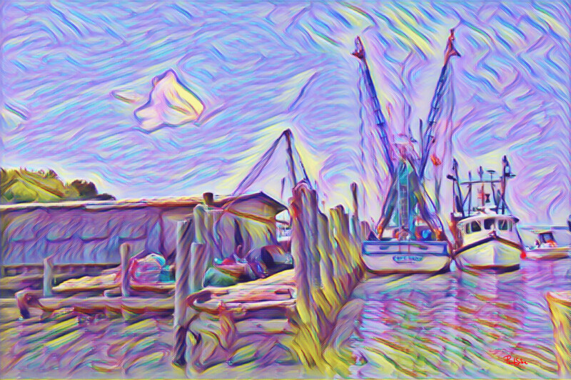 Vibrant Abstract "Capt. Tango"