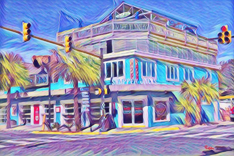 Vibrant Abstract "Snapper Jacks"