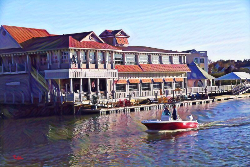"Shem Creek Boater" Vibrant Life