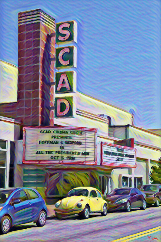 "SCAD Theater" Colorful Painter