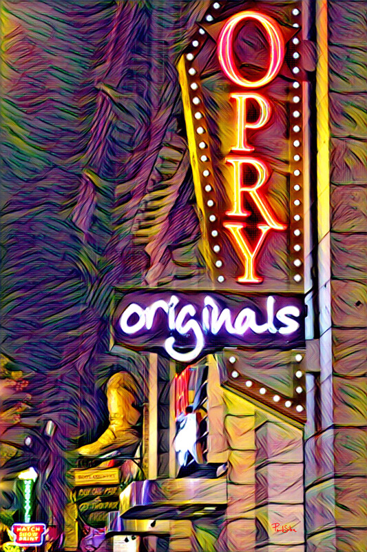 "Opry Originals" Colorful Painter