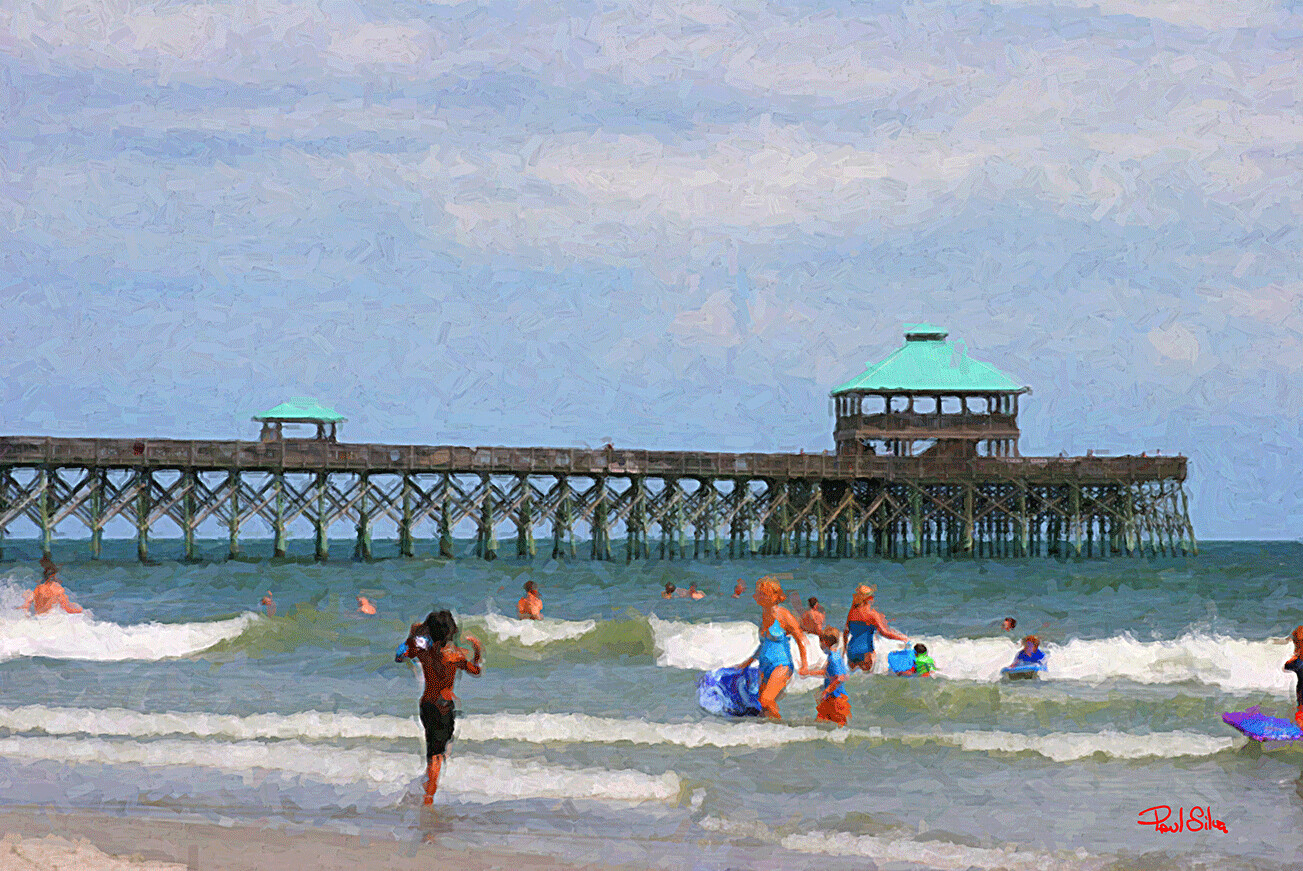 "Folly Beach Pier"