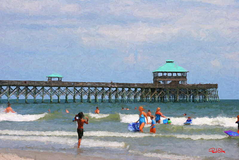 "Folly Beach Pier"
