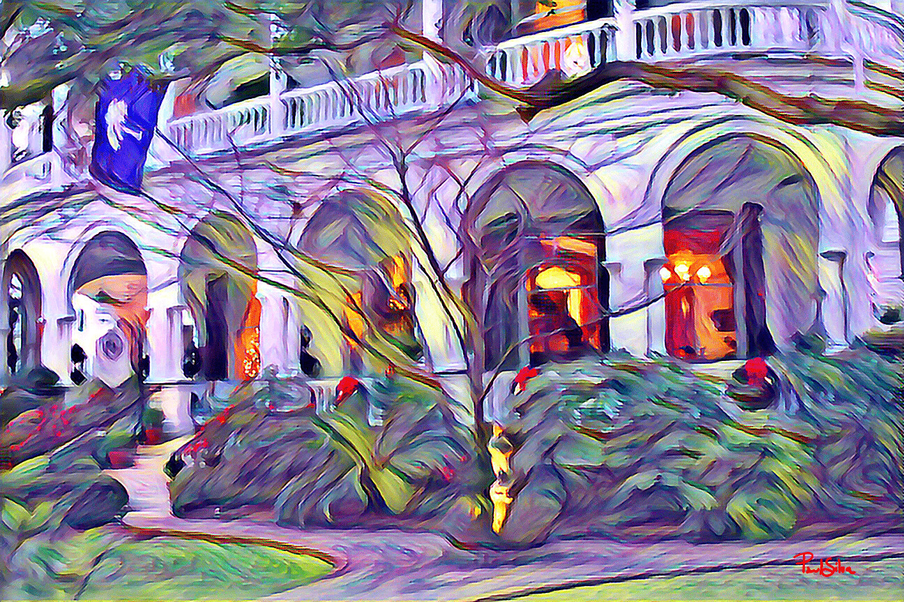 "2 Meeting St Veranda" Colorful Painter Series