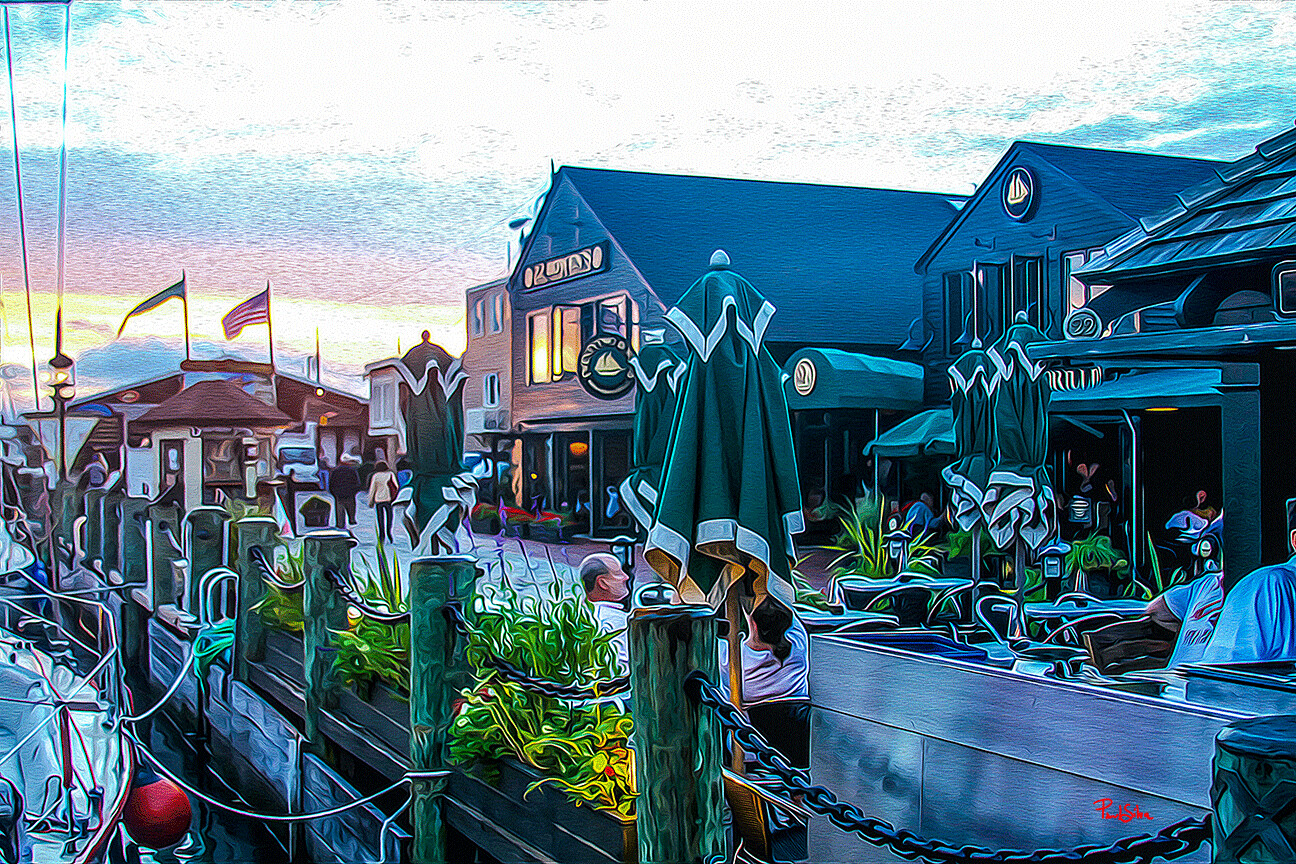 "Bowens Wharf" Colorful Painter
