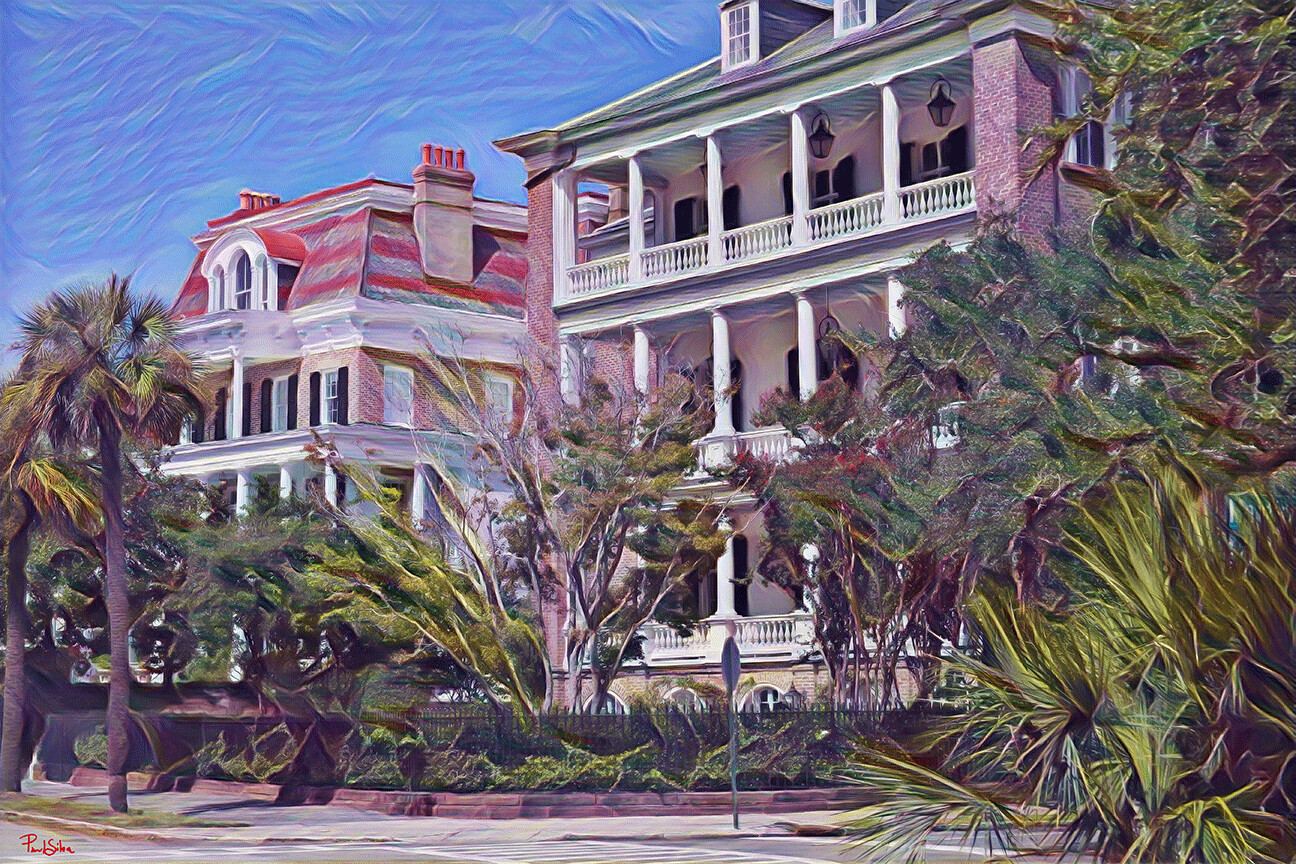 "Battery Piazzas" Colorful Painter Series
