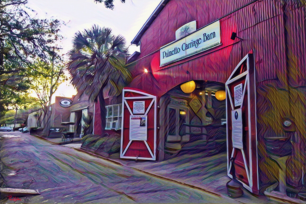"The Big Red Barn" Colorful Painter Series