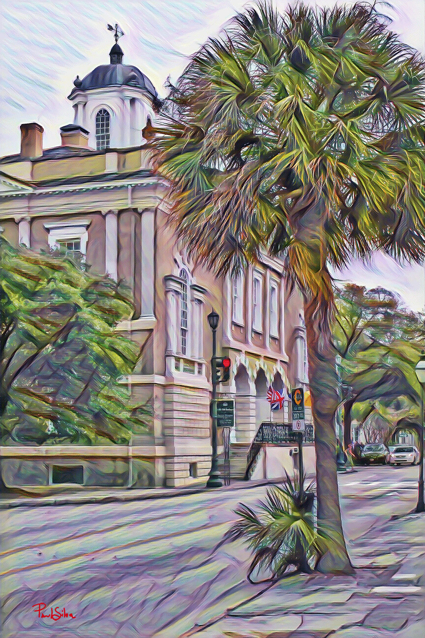 "Old Exchange" Colorful Painter Series