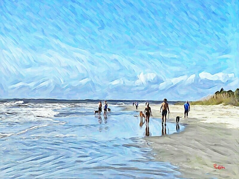 "Sullivans Strollers" Colorful Painter Series