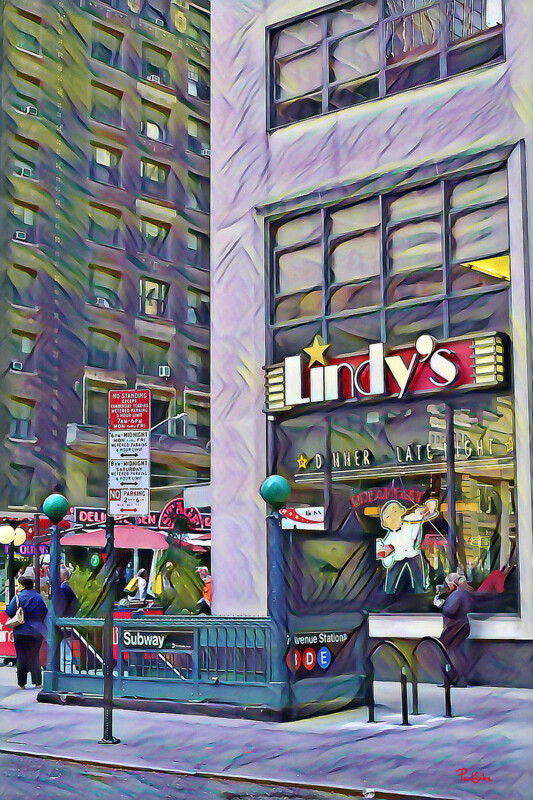 "7th Ave Subway" Colorful Painter