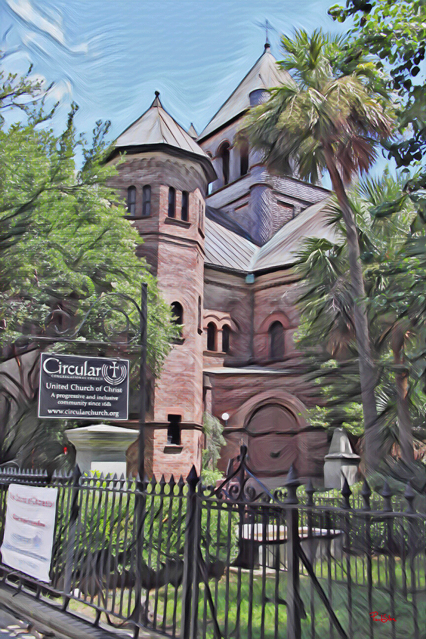 "Circular Congregational" Colorful Painter Series