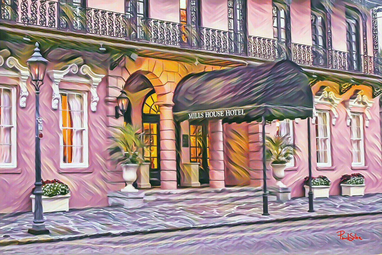 "Mill House Hotel" Colorful Painter