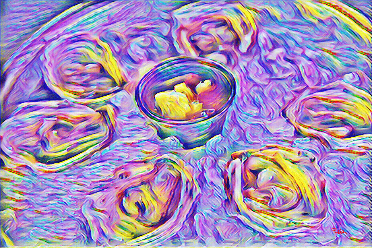 Vibrant Abstract "Oysters"