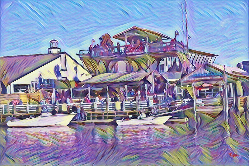 Vibrant Abstract "Reds Icehouse"