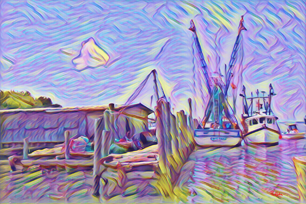 Vibrant Abstract "Capt. Tango"