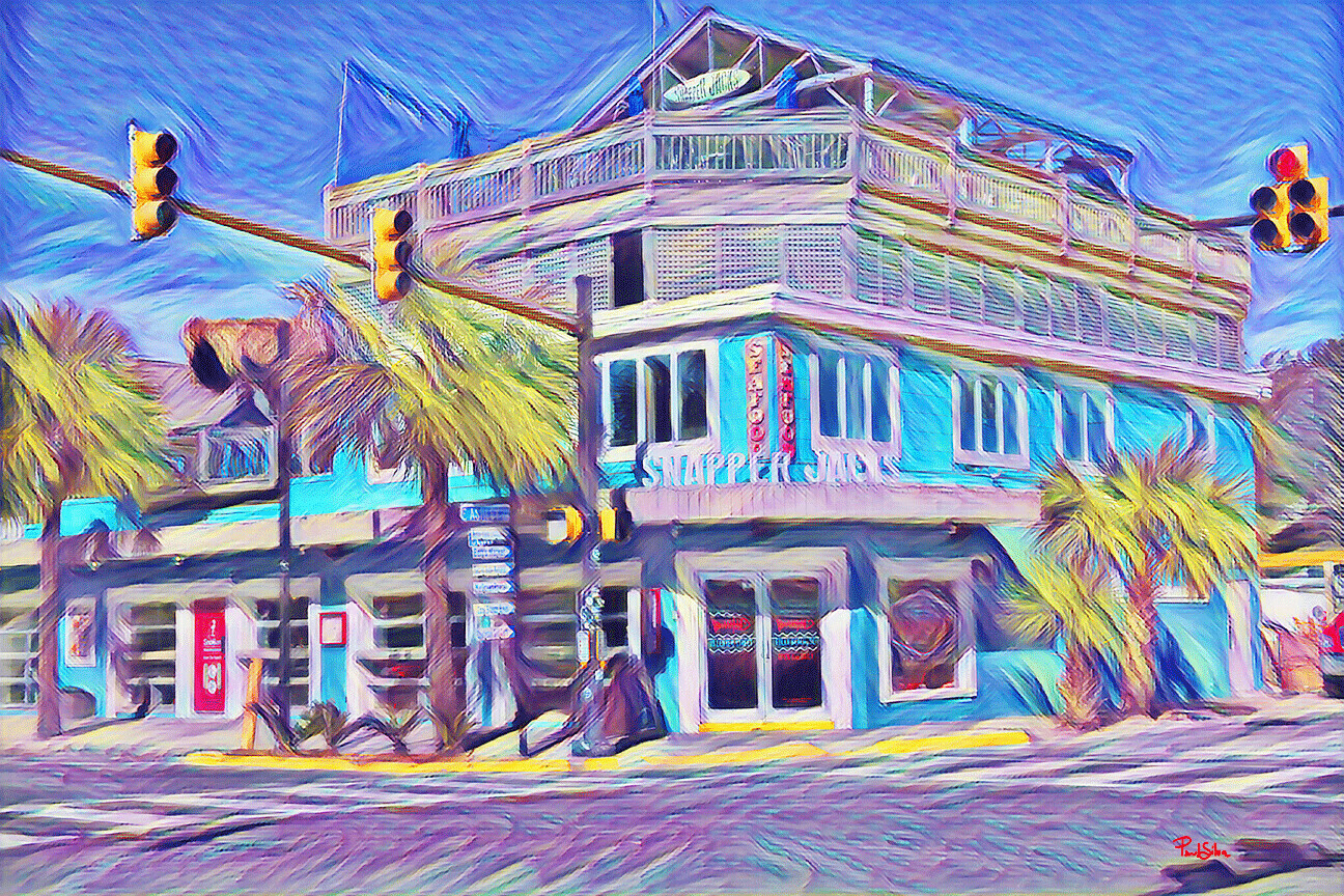 Vibrant Abstract "Snapper Jacks"