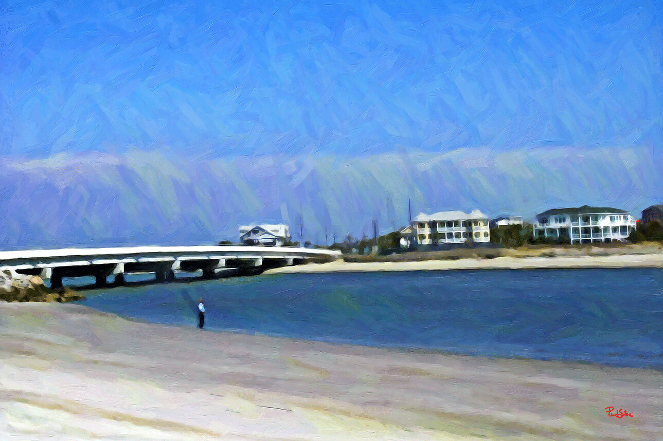 "Breach Inlet Bridge" Colorful Painter Series
