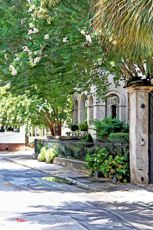 "Corner of Legare and Tradd"