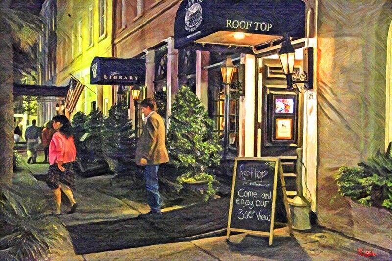 "The Rooftop" Colorful Painter Series