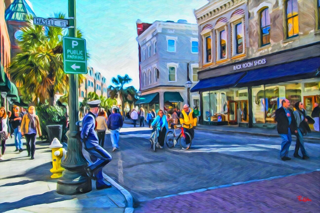 "Second Sunday Cadet" Colorful Painter Series