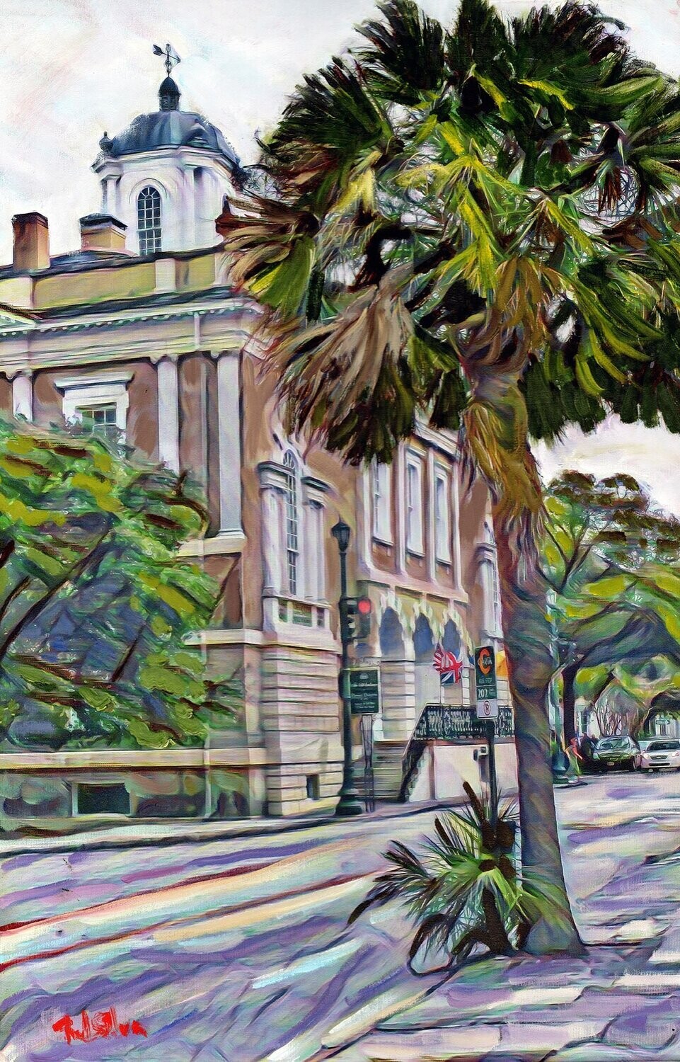 "Old Exchange" Colorful Painter Series
