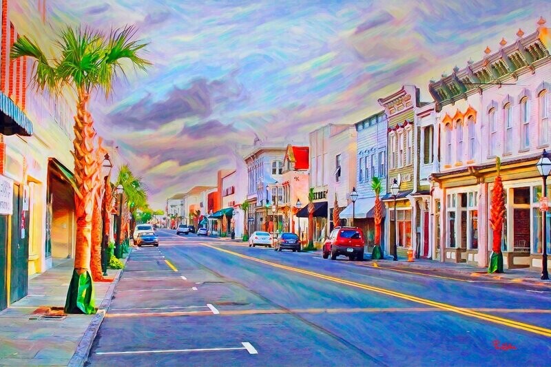 "King Street Sky" Colorful Painter Series