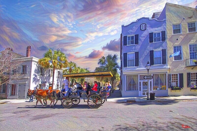 "Sky Carriage" Colorful Painter Series