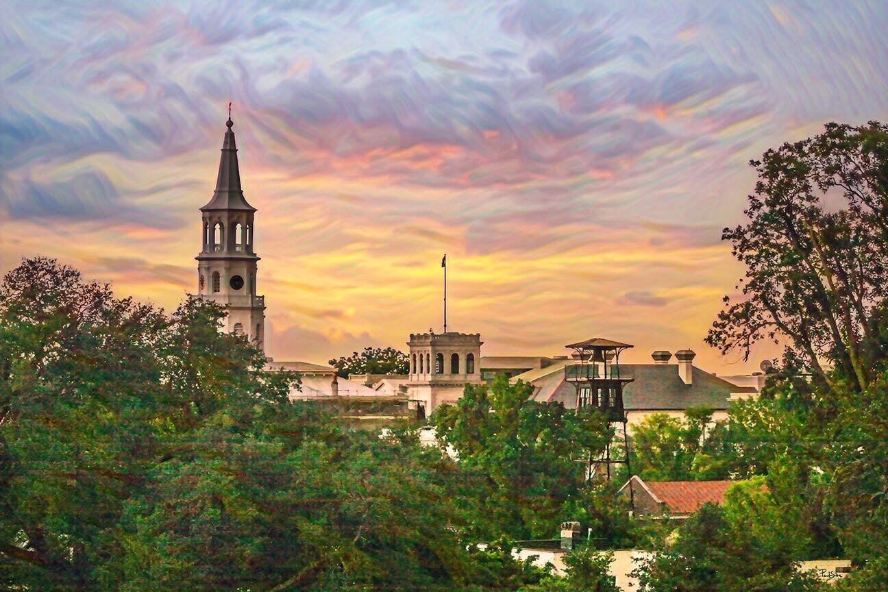 "Holy City Morning" Colorful Painter Series