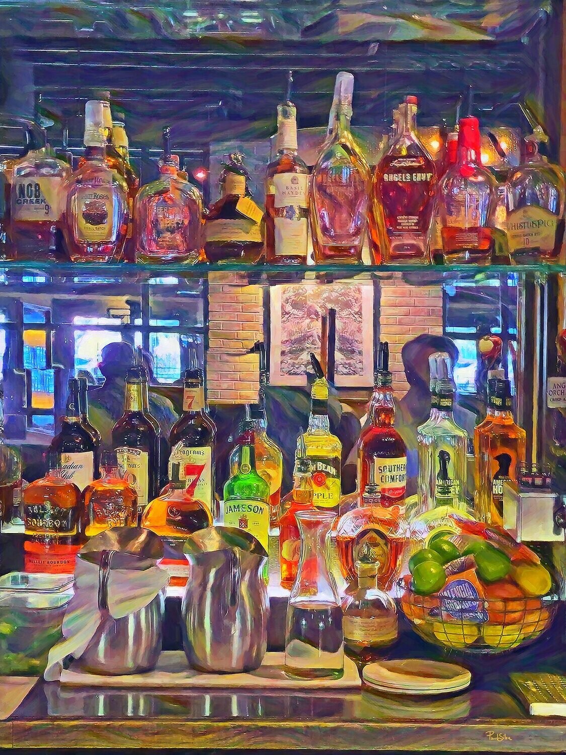 "Bottles" Colorful Painter Series