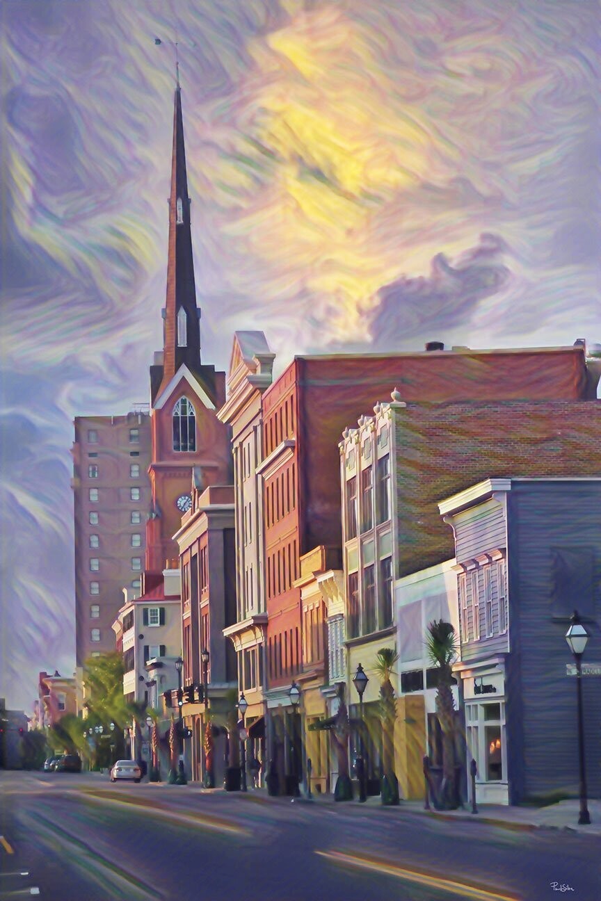 "Saint Matthews Morning" Colorful Painter Series