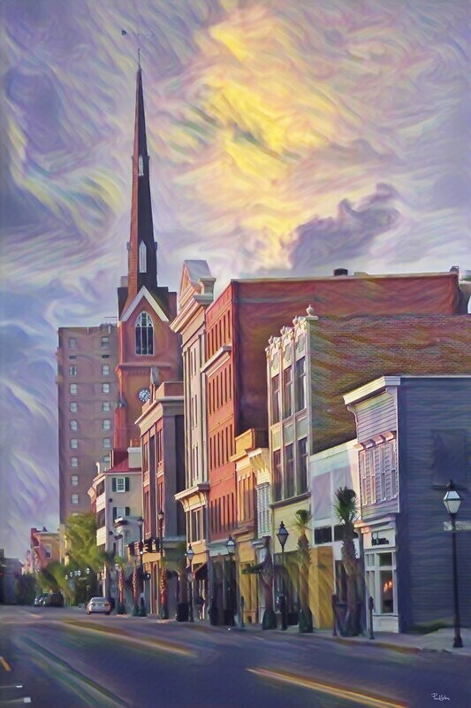 "Saint Matthews Morning" Colorful Painter Series