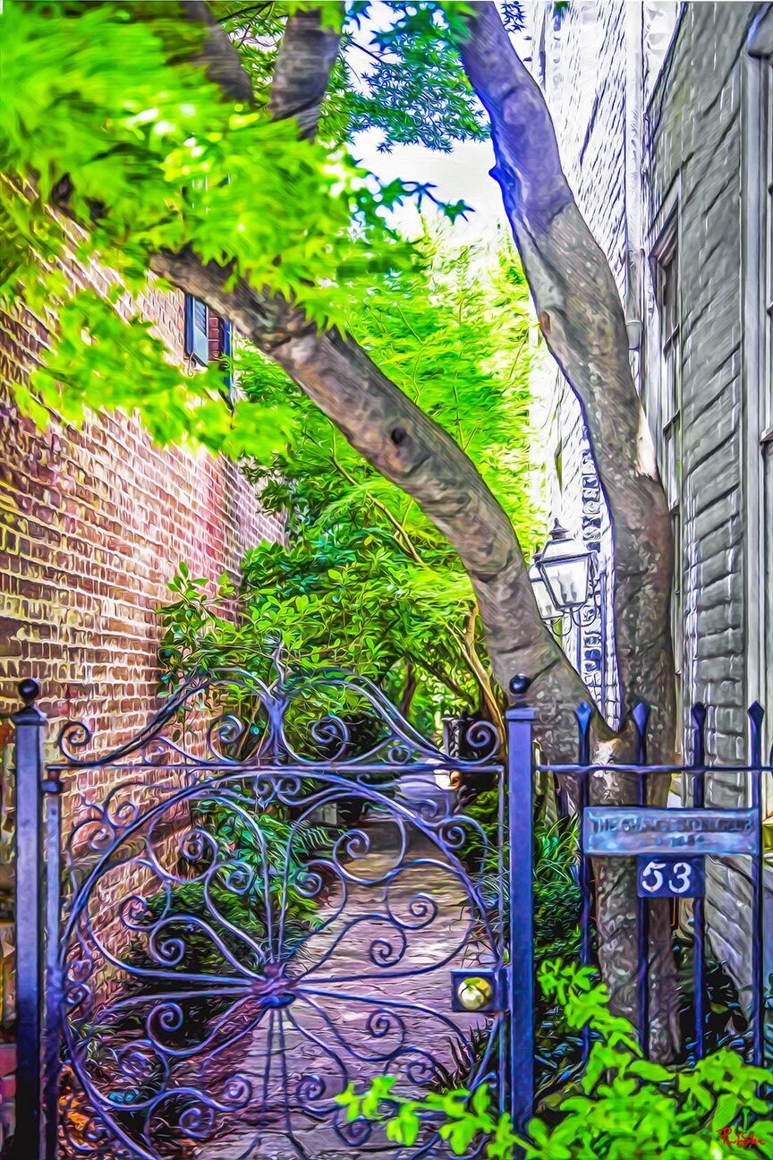 "53 East Bay Gate " Colorful Painter Series