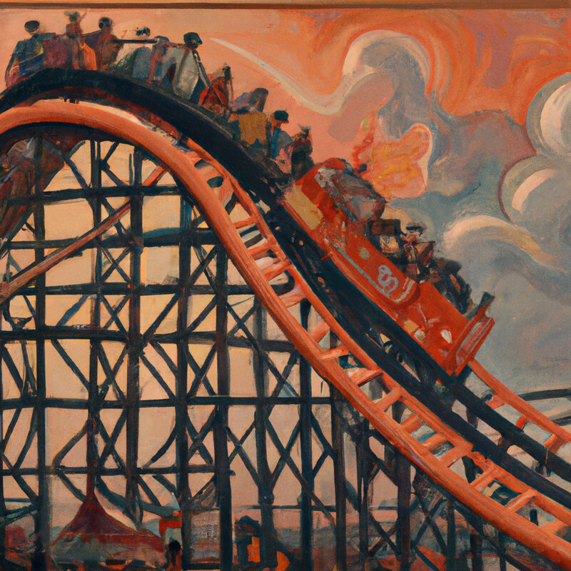 "Rollercoaster-2"John Sloan Style