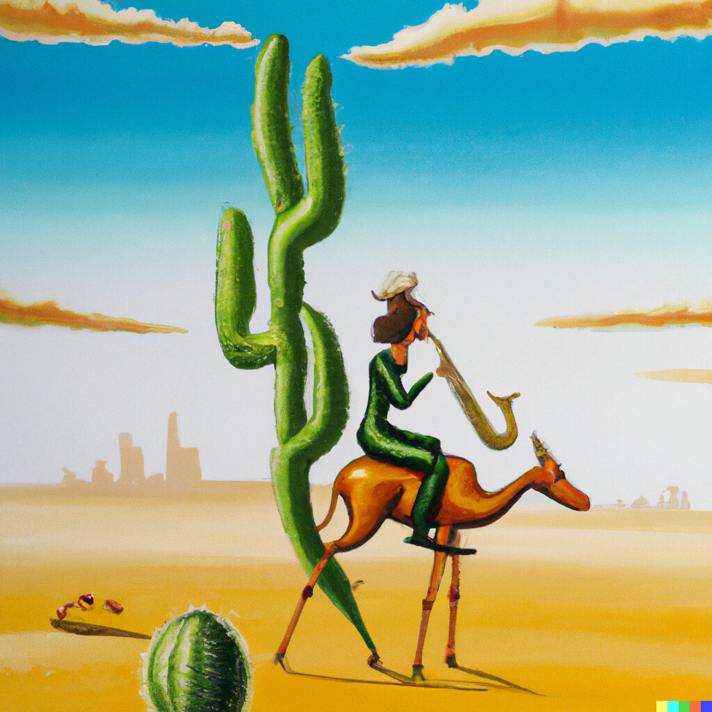 "Cactus Song" Salvador Dali Style