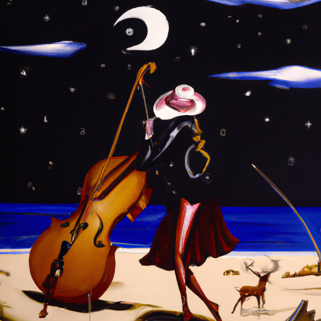 "Desert Nightclub" Salvador Dali Style