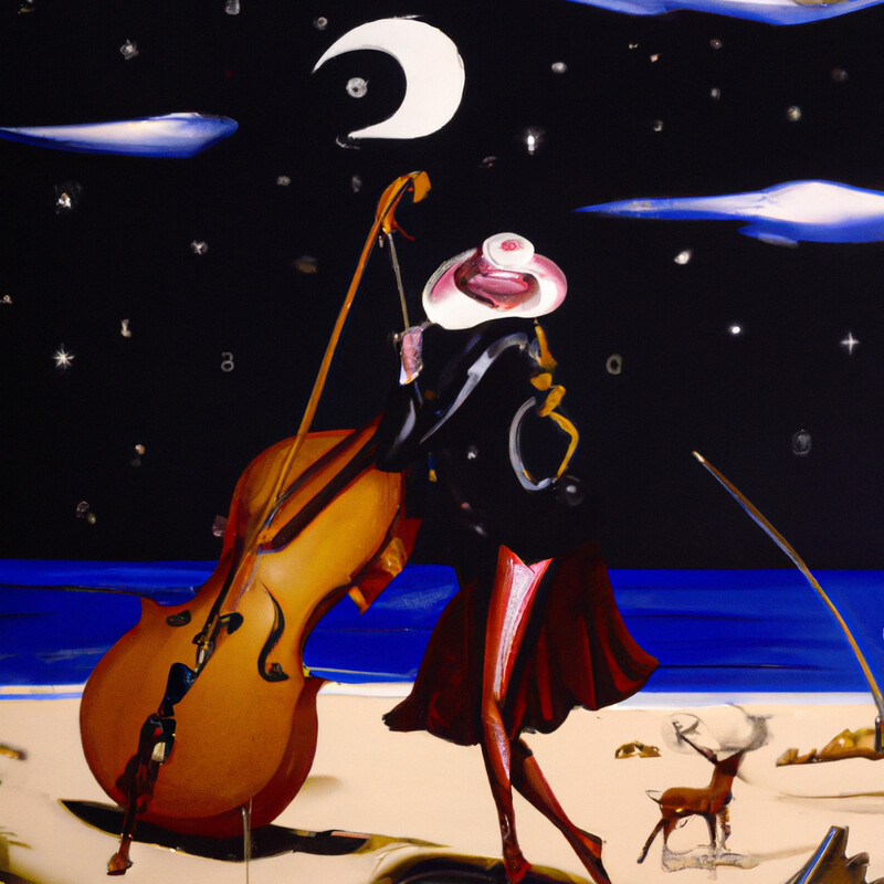 "Desert Nightclub" Salvador Dali Style
