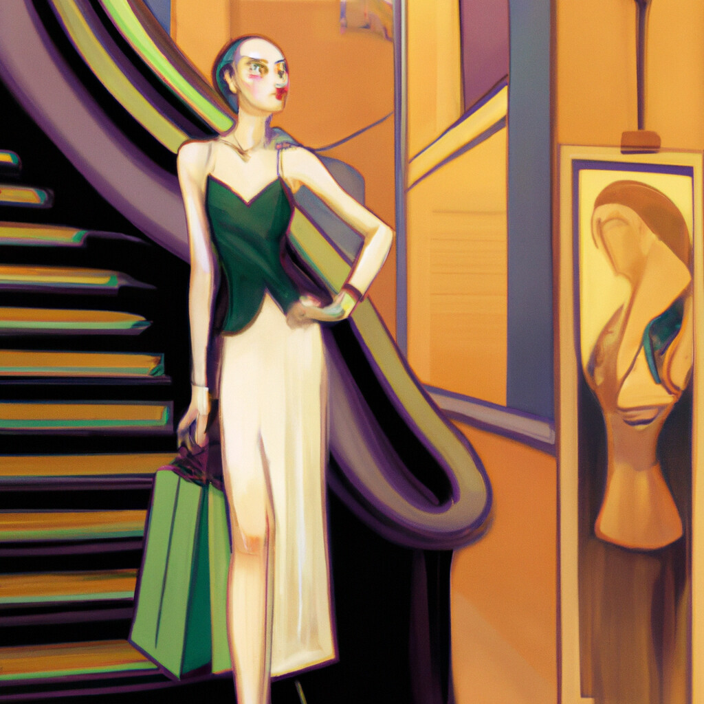 "The Department Store" Tamara de Lempicka Style