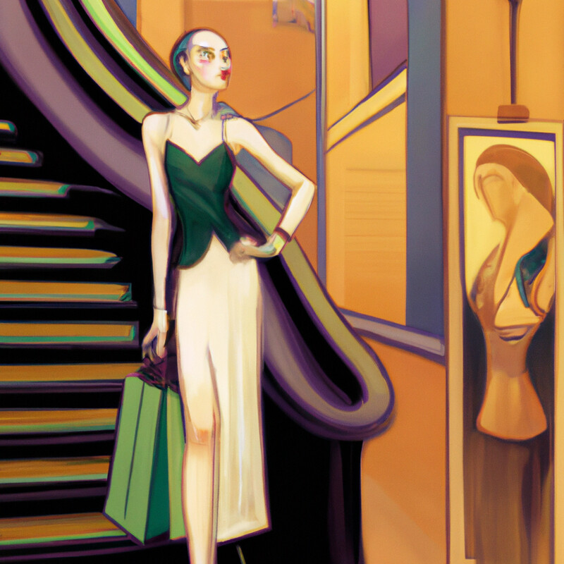 "The Department Store" Tamara de Lempicka Style