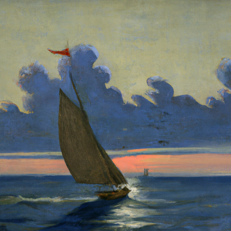 "Returning at Dusk" Reginald Marsh Style