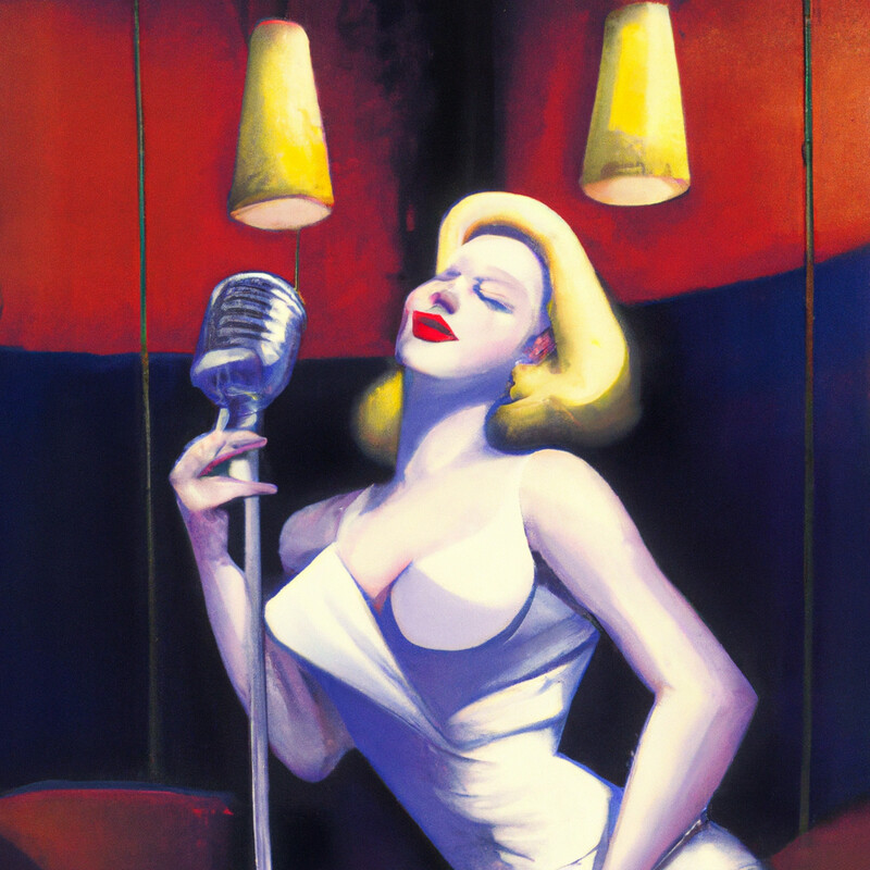 "Marilyn Monroe Solo" Tamara de Lempicka Style