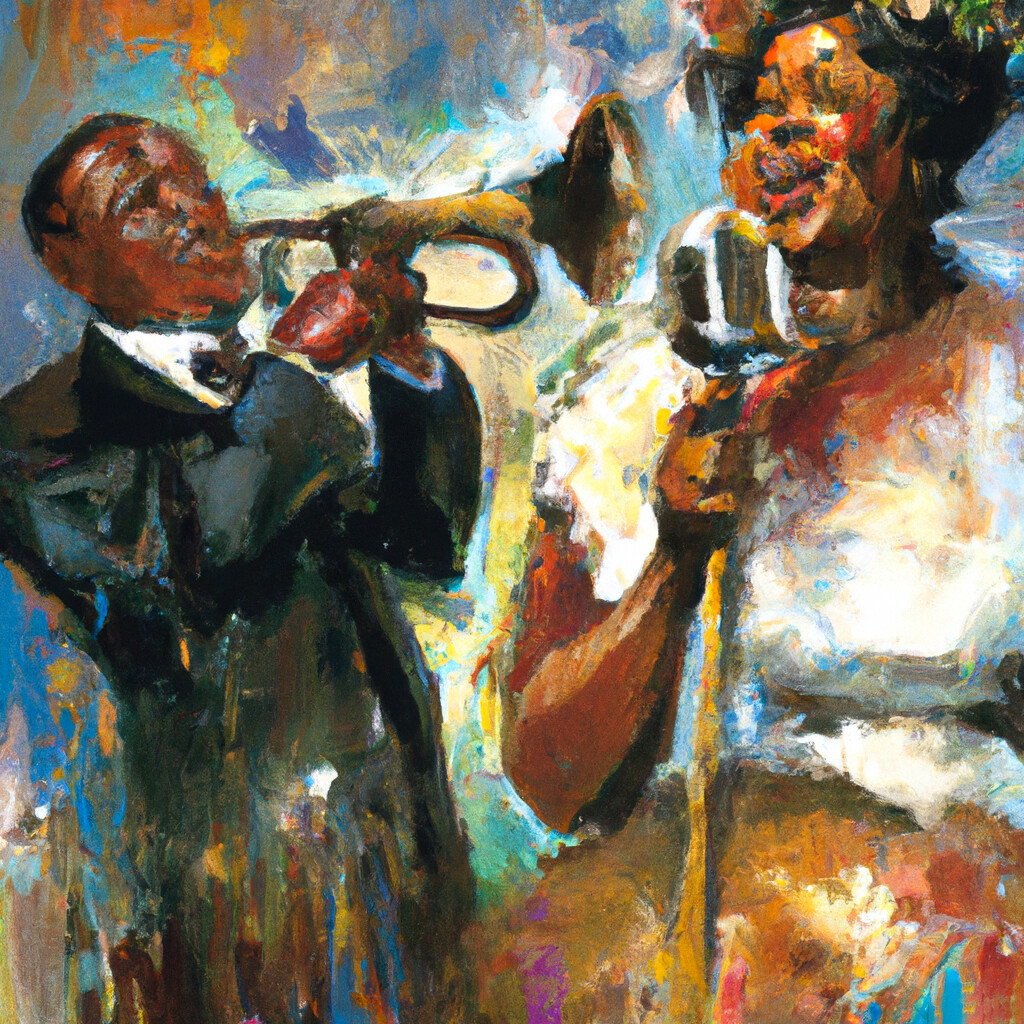 "Satchmo and Ella" Willem Haenraets Style