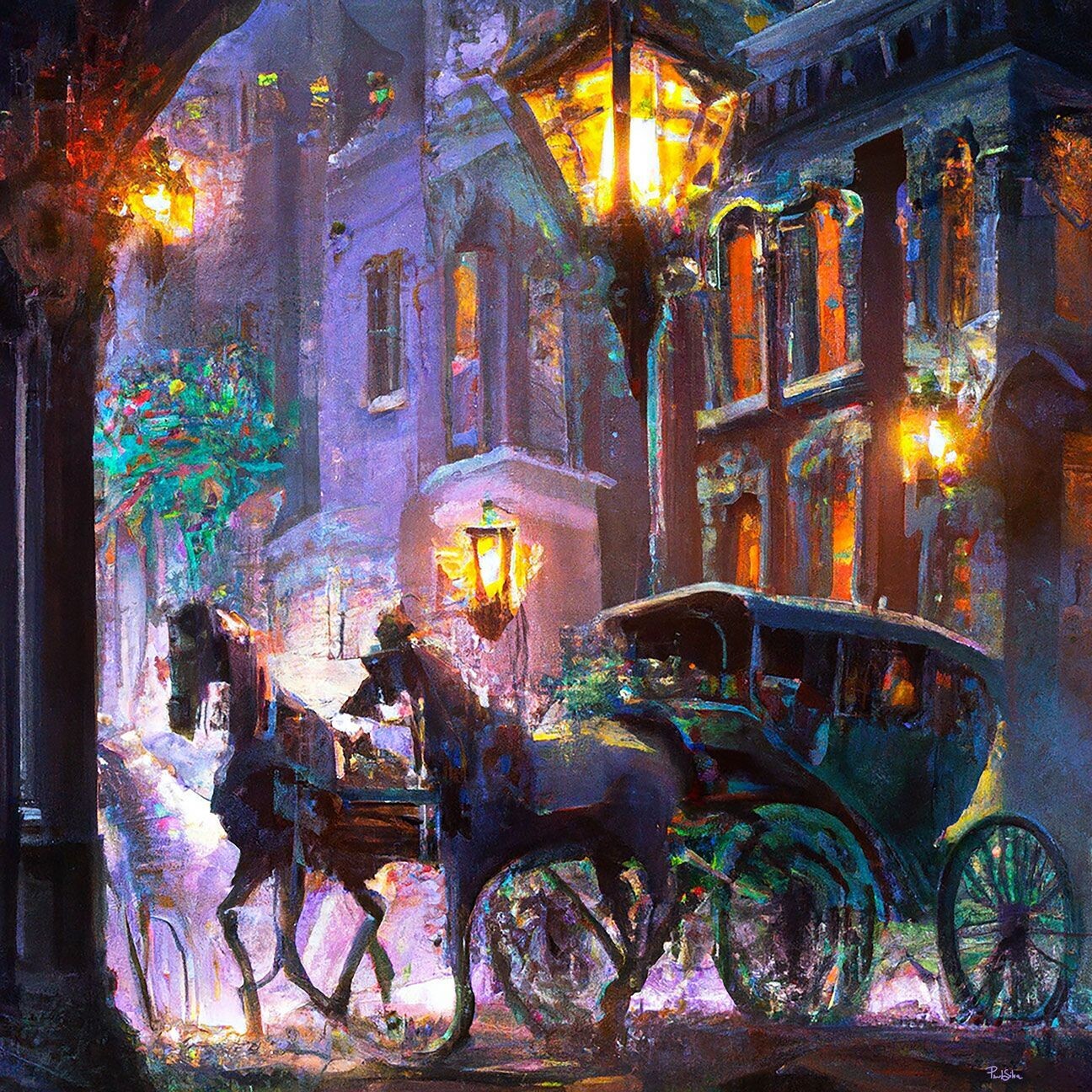 "Charleston Night Carriage" by Paul SIlva
