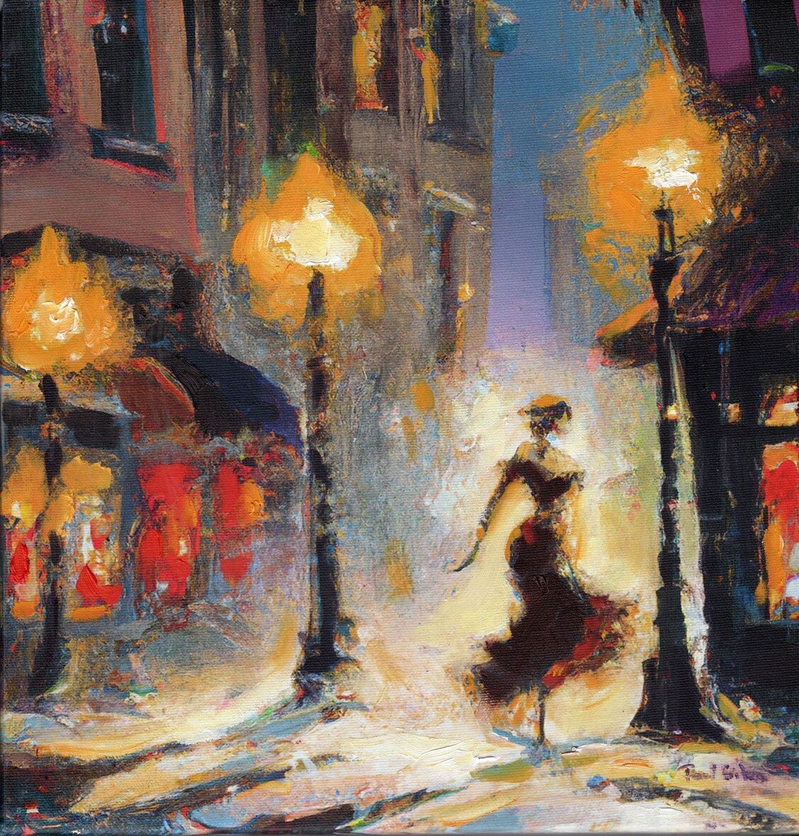 "Lamplit Lady"