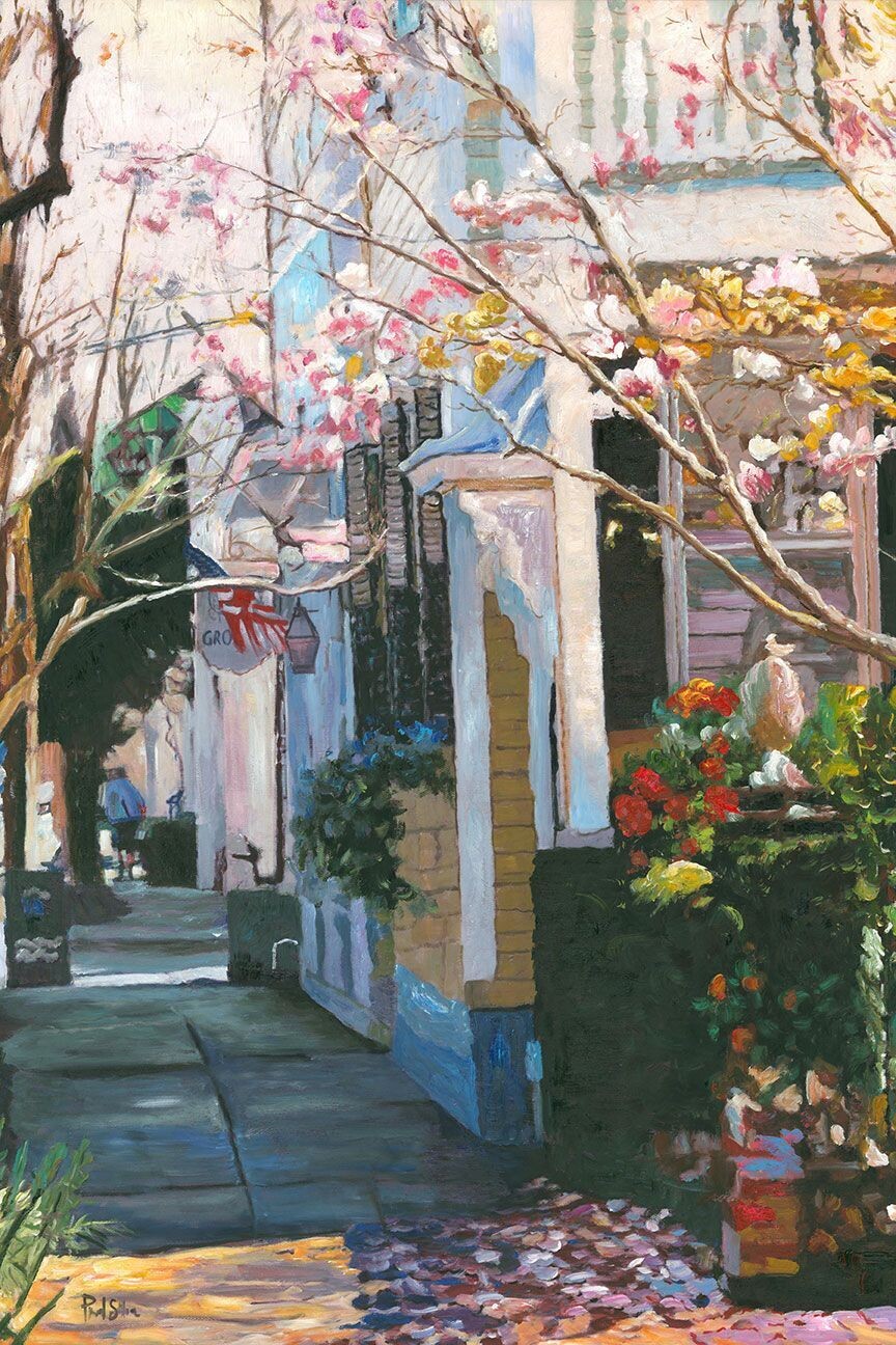 "Queen Street Blossoms"