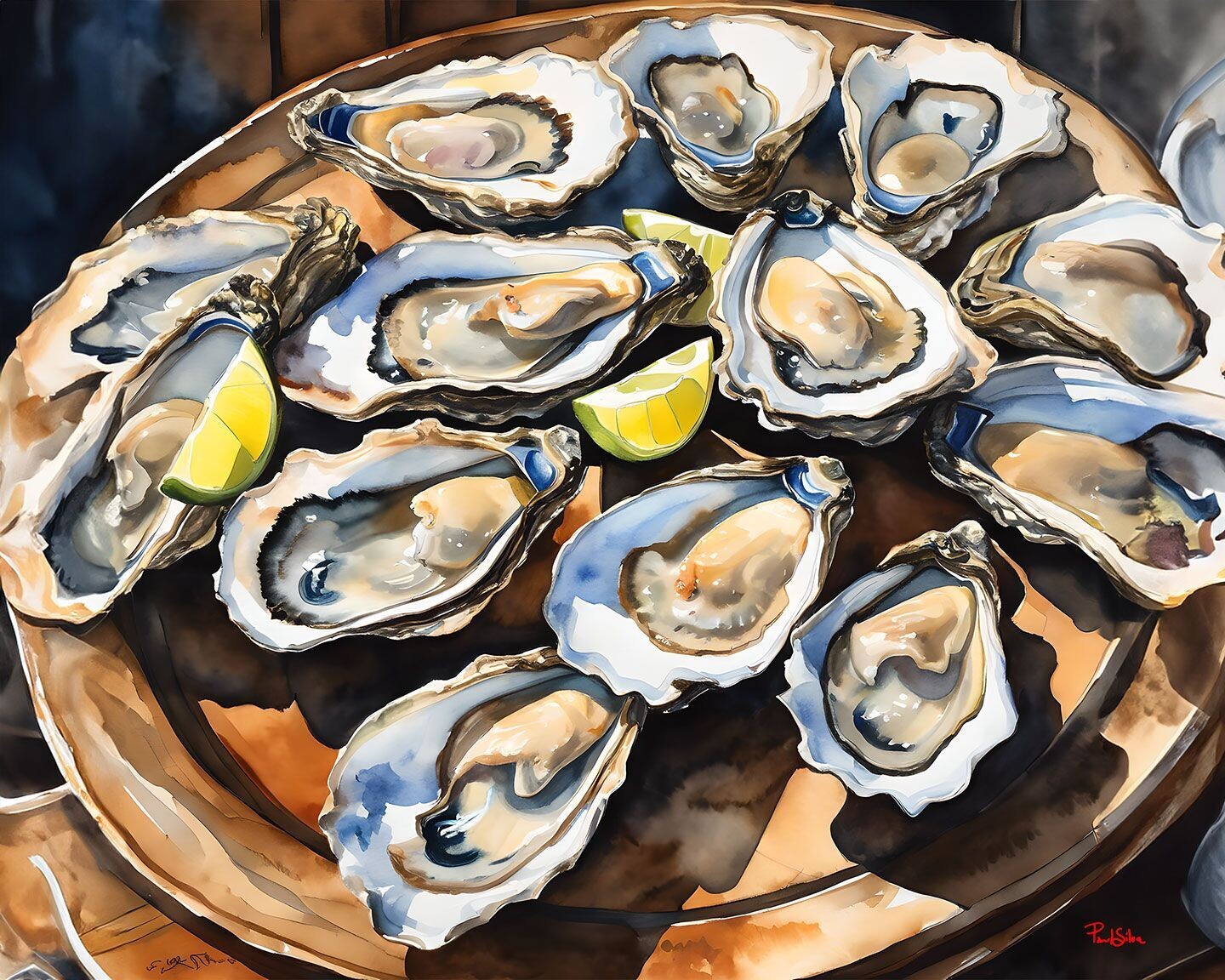 "The Oyster Plate" by Paul Silva