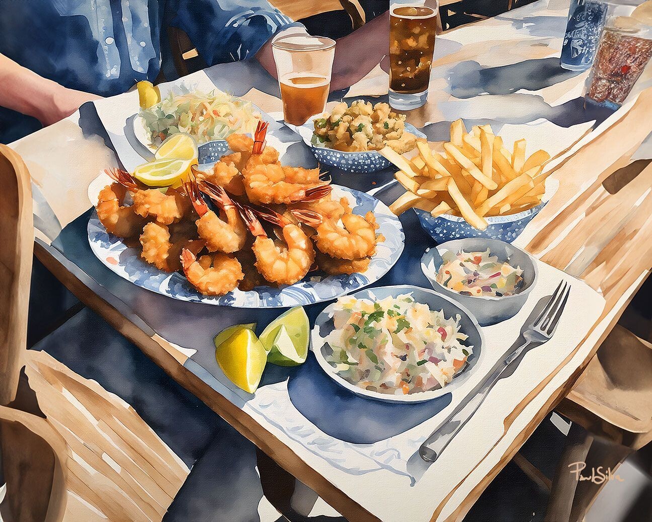 "The Seafood Platter" by Paul Silva