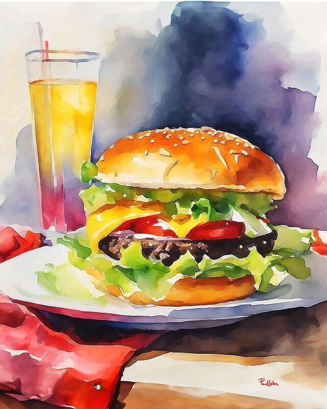 "The Cheeseburger" by Paul Silva